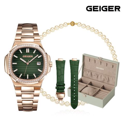 프리미엄 임페로 워치 (GE2004) + 진주 목걸이 + 보석함