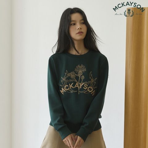 ○ 맥케이슨 25FW 여성 시그니처 자수 스웻셔츠