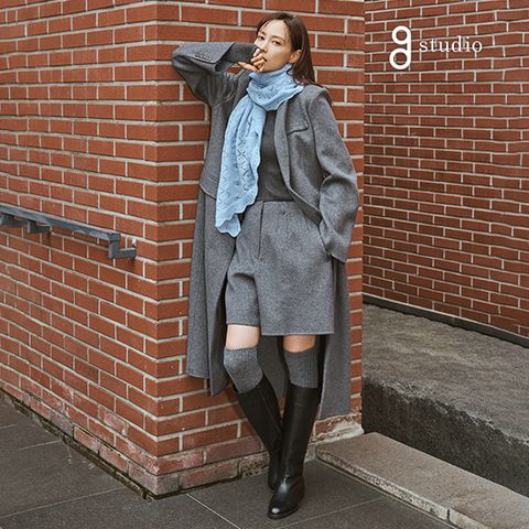 지스튜디오 25FW 울실크 핸드메이드 테일러드 쇼츠