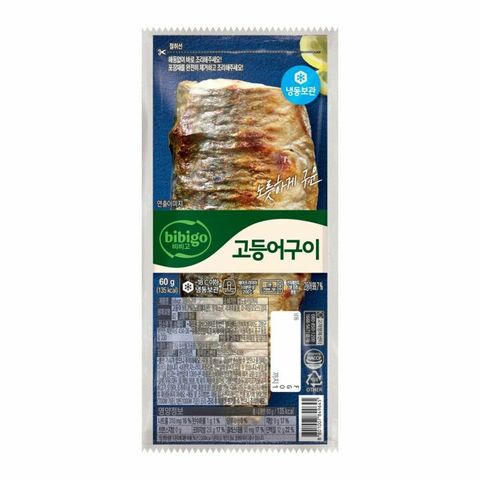 [삼성카드5%할인][CJ] 비비고 고등어구이60G X 10봉