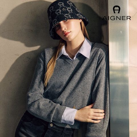 아이그너 25FW 울 블렌디드 버킷햇