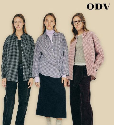 25FW ODV 체크 셔츠 3종