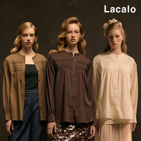 [Lacalo] 라칼로 25FW 보헤미안 블라우스 1종