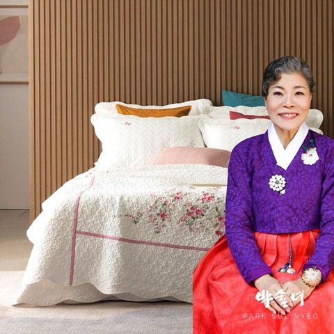 순면 자수광목 워싱침구 풀세트 Q 퀸 작품명 화담클래식