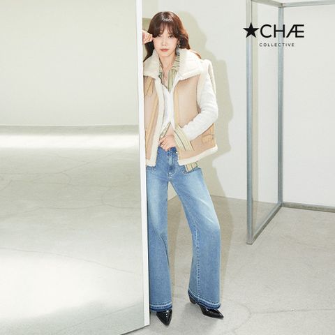 [온플] 채컬렉티브 25FW FAUX 무스탕 베스트