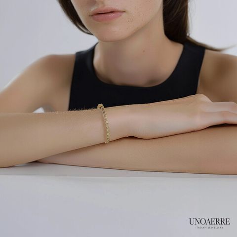 {우노아레} 18K 브레라(Brera) 팔찌