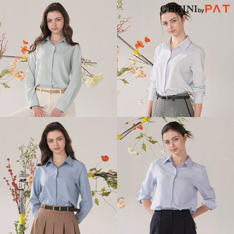 CERINI by PAT 25FW 여성 워셔블 스판 블라우스 4종 