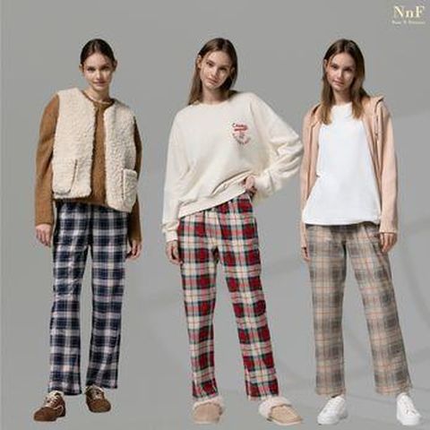 NNF 여성 이지 체크팬츠 3종