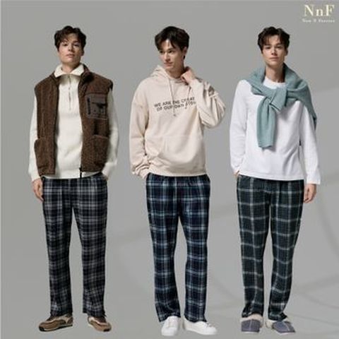 NNF 남성 이지 체크팬츠 3종