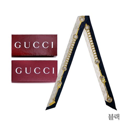 구찌 GG 체인 실크 넥스카프(774819)