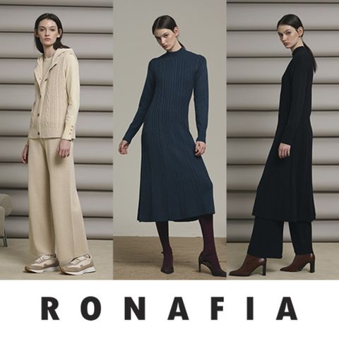 [로나피아] 울블렌디드 니트셋업3종