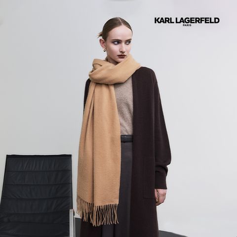칼라거펠트 25FW 캐시미어100 판초 숄