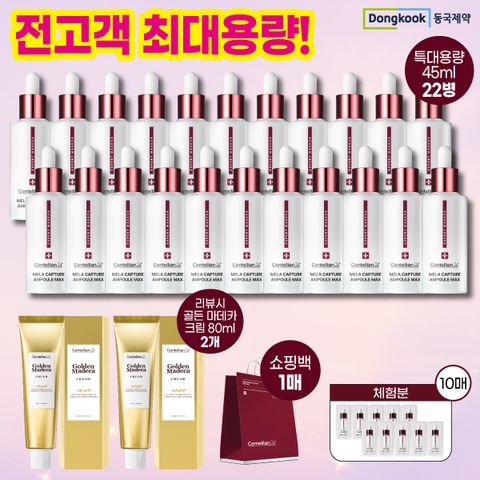 [최대용량 앰플 매니아 패키지] 동국제약 멜라앰플 MAX 22개