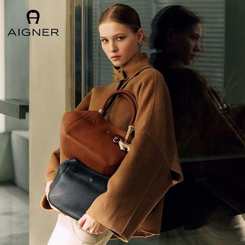 [롯데카드5%할인]아이그너 까레 소프트(Carr Soft) 핸드백