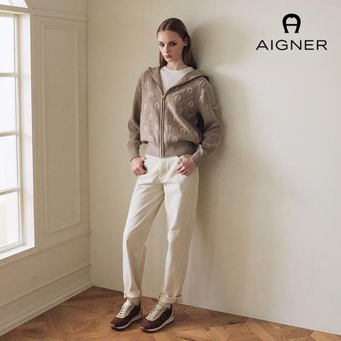 [삼성카드5%할인]아이그너 데님 배기 팬츠 