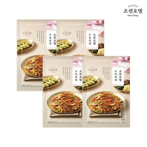 [카드 5%할인](m)조선호텔 우엉잡채(한식) 4팩 / 1팩당  576g(288g X 2개) / 총 8인분