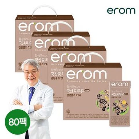 이롬 황성주박사의 국산콩두유 PLUS 검은콩과 21곡 80팩