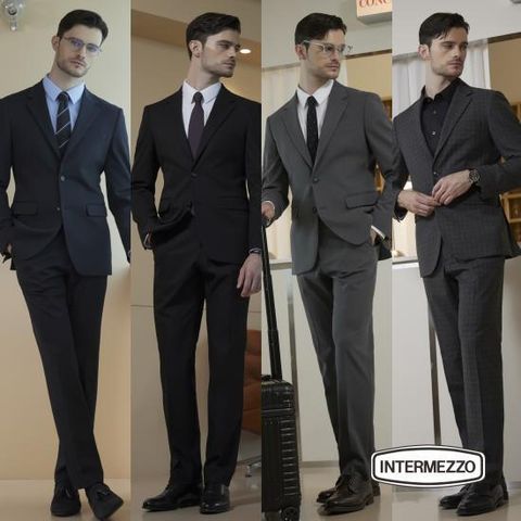 인터메조 25FW 남성 컴포트 스트레치 수트 2세트(공통 1세트+선택 1세트)