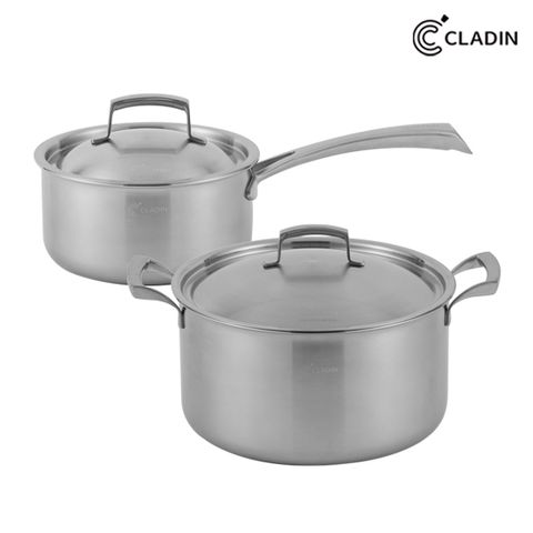 [선택2)싱글세트]클래딘 티타니아 316ti 스텐 통5중 냄비 2종