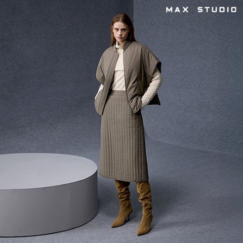 막스스튜디오 25FW 퀼팅 패딩 스커트 1종[런칭 가격 59,900원]