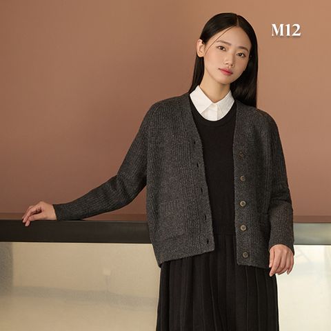 [온플] M12 25FW 여성 하찌 웜 가디건 3종