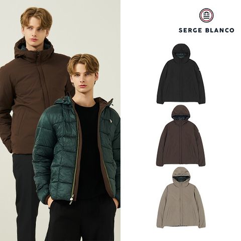 O 세르즈블랑코 25FW 남성 리버시블 패딩 점퍼