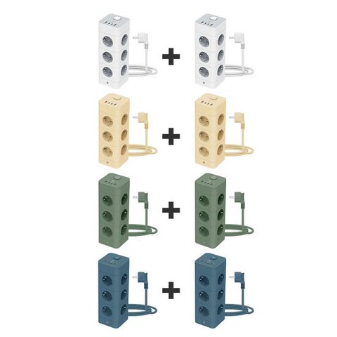 에코너 타워 멀티탭 16구+16구