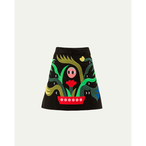 정원앞치마 (자수형)