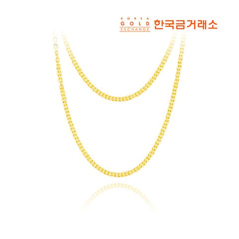 [한국금거래소]24K 레이어드 더블 체인 목걸이