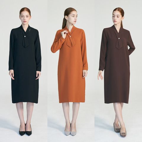 [La RACEE CHIC] 라라쎄시크 여성 펄 타이 원피스 1종