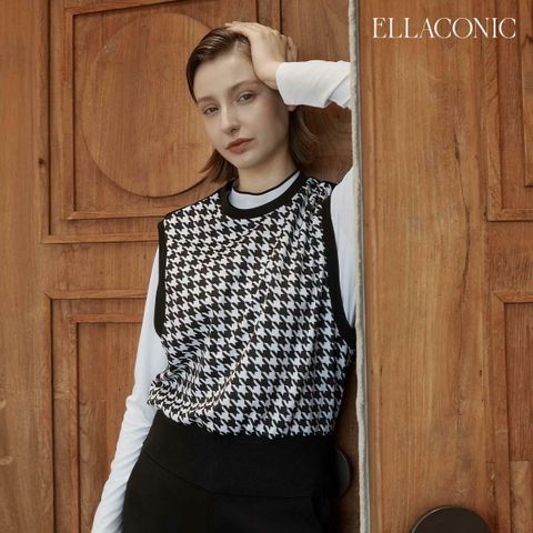 [삼성카드5%할인]엘라코닉 하운드투스 패턴  베스트 