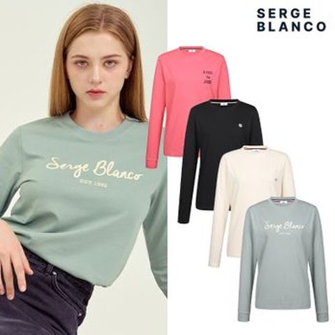 세르즈블랑코 여성 라운드티셔츠 4종