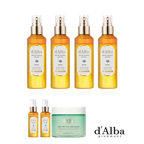 dAlba] 로얄 화이트트러플 세럼6통+카밍 모공패드