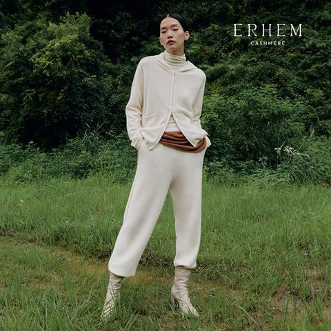 에르헴 25FW 캐시미어 100 루즈핏 조거 팬츠 1종