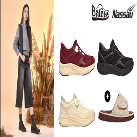 25FW 낫소 바로인 여성 워킹화+슬리퍼 총2종