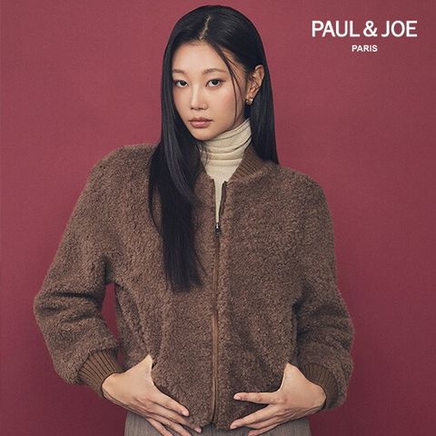 ○ 25FW 호주산 컬링 양모100 블루종 자켓