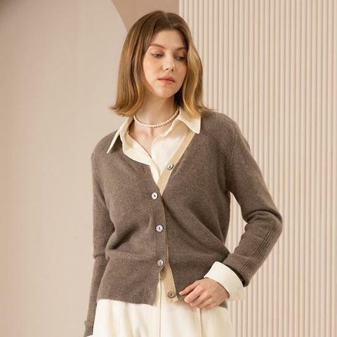 [롯데카드5%할인](m) 몽골리안 캐시미어 100 여성 가디건