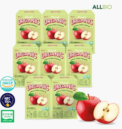 유기농 애플사이다비니거 애사비 스틱 8박스(120포)