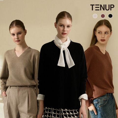 ○25FW 소프트 볼륨 브이넥 니트 3종