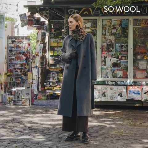 쏘울 25FW 뉴 핸드메이드 캐시 울 롱코트