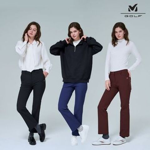 밀레골프 25FW 여성 필드 팬츠 3종