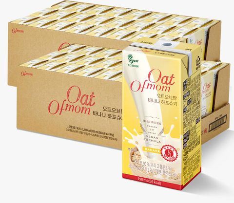 [오트오브맘] 바나나 귀리 음료 하프슈거 24입x2박스
