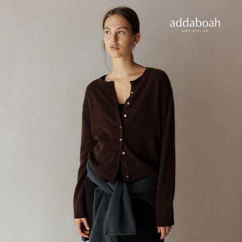 애드아보아 25FW 캐시미어100 가디건