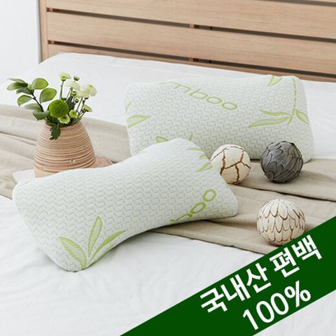 숲잠 편백 베개 4개 패밀리 세트