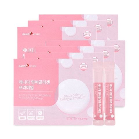 [50％세일] 상아제약 캐나다 연어콜라겐 프리미엄 7박스 (14개월분)