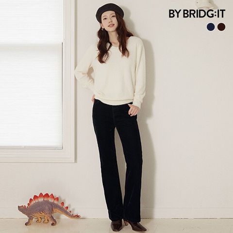 (런칭가 59,900원)25FW 벨벳 데님팬츠