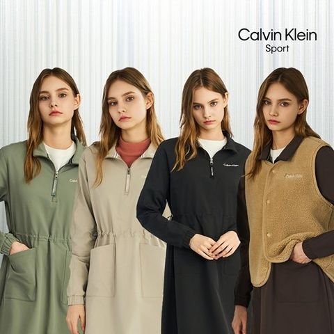 [방송에서만 이가격+앱할인10%][CK스포츠] 25FW 우븐 원피스1종+베스트1종