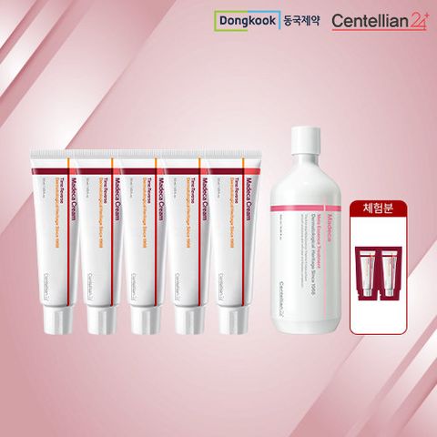 [4만원대초특가] 동국제약 마데카크림 시즌7 초특가패키지(크림5+특대용량 멜라에센스1)