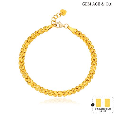 제메이스 24K순금 임페리얼 팔찌5g+24K순금 골드바 2종