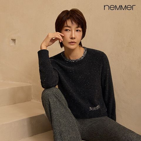 ○ 25FW 루미에르 캐시미어울 블랜디드 니트